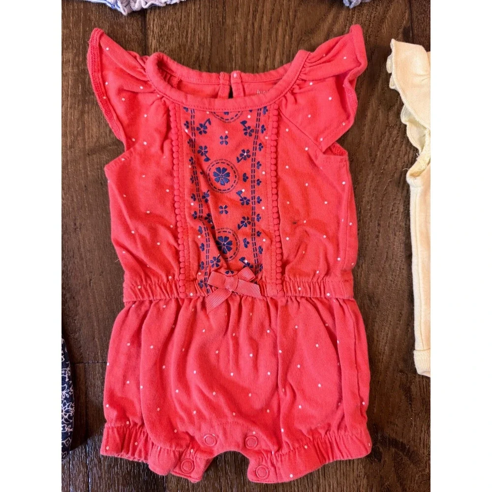 Carters Baby Clothes‎ Girl Newborn Bundle Summer Rompers Outfits Sunshine Minnie